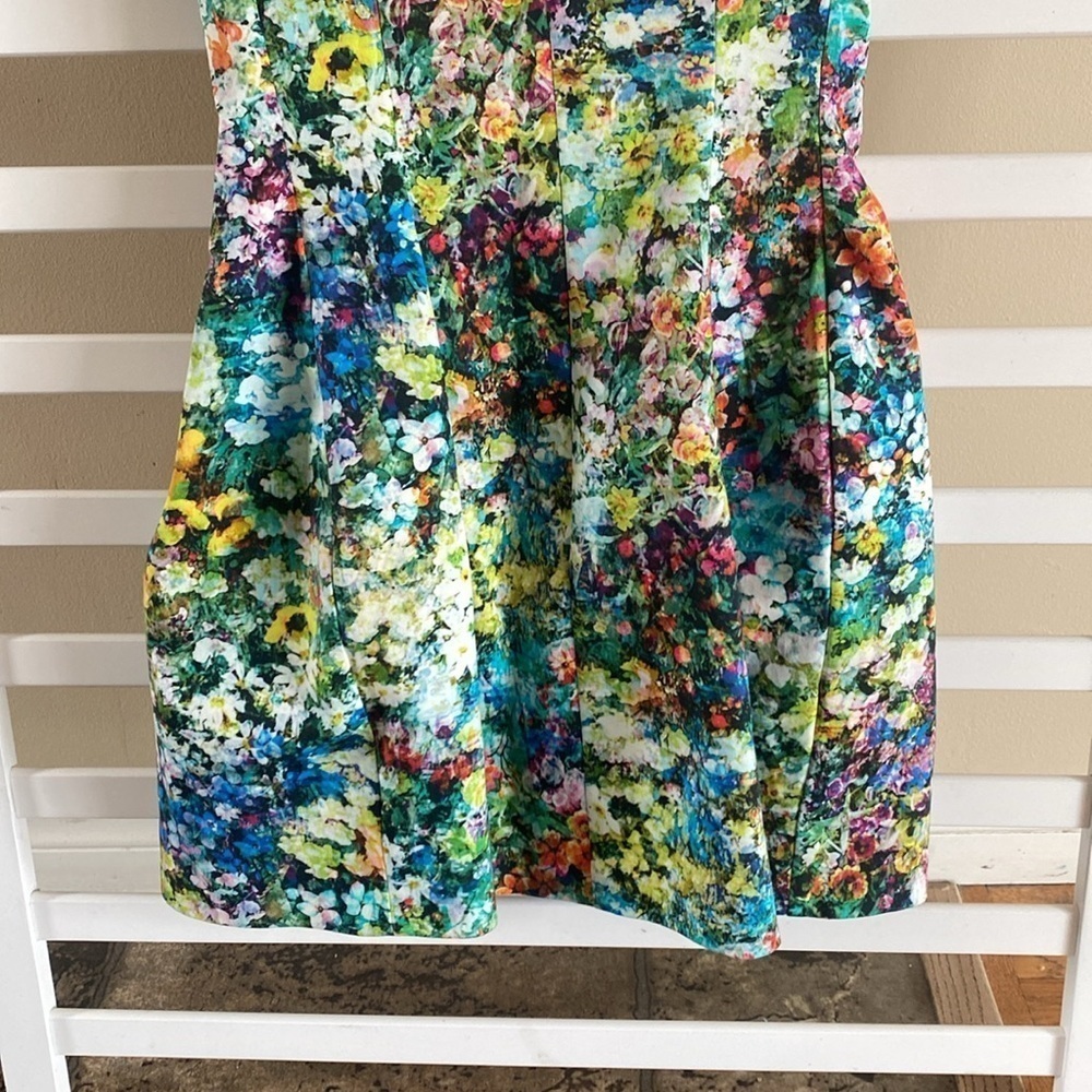 ZARA Floral Botanical Tulip Bloggers Celeb Fave Dress Olivia Palermo X Small - Picture 6 of 15
